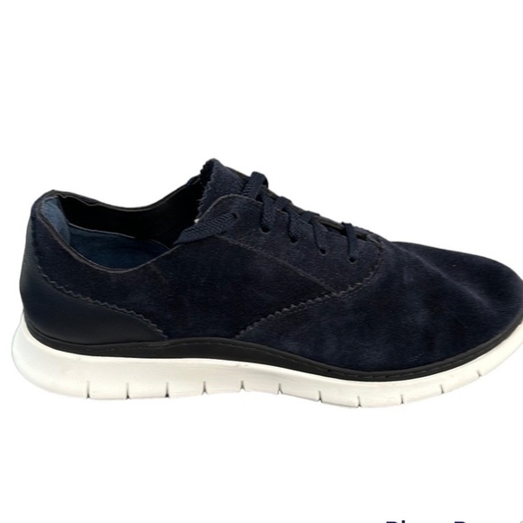 Vionic 355 Taylor  Navy Suede Lace Up  Casual Size 10 - Picture 3 of 8
